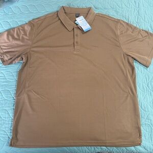 MagcoMsen Men's Tan Polo Shirt
